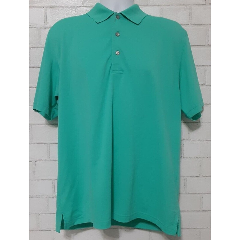 Pro Tour Cool Play Men's Golf Polo Shirt Size L Large Short Sleeve Green